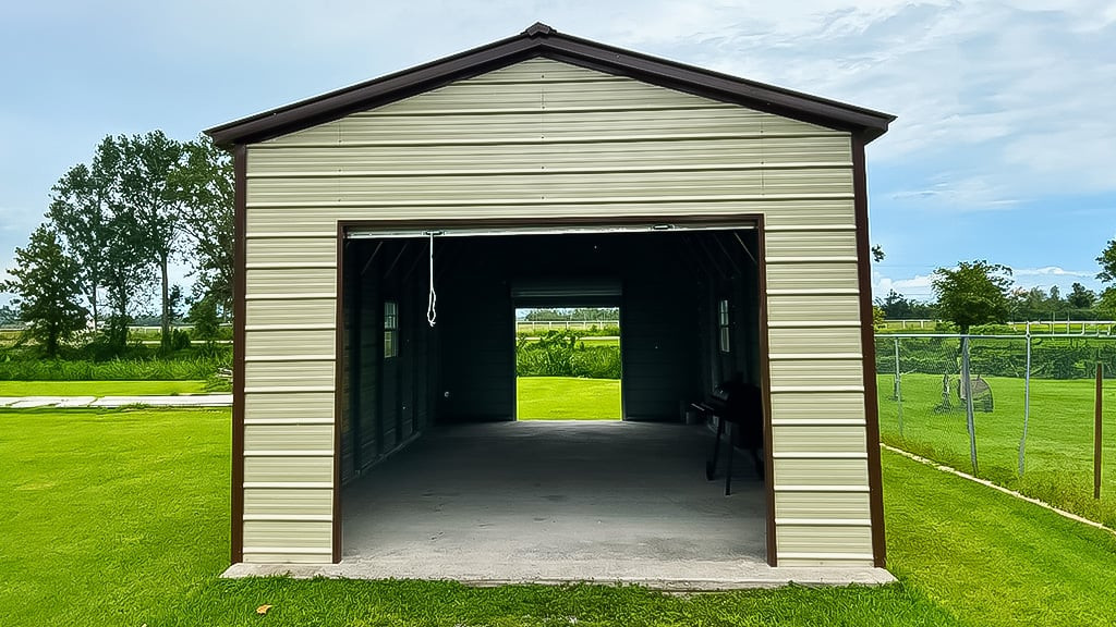 15'x30' Metal Garages Storage Building