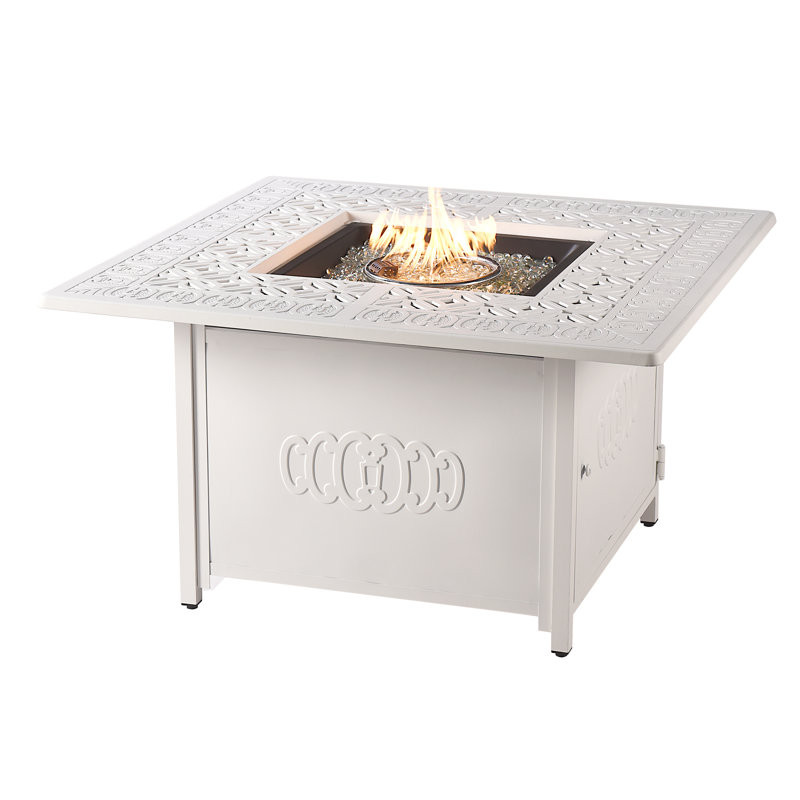 Emmylou Aluminum Propane Fire Pit Table