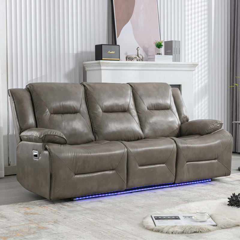 Nineth Faux Leather Home Theater Seating