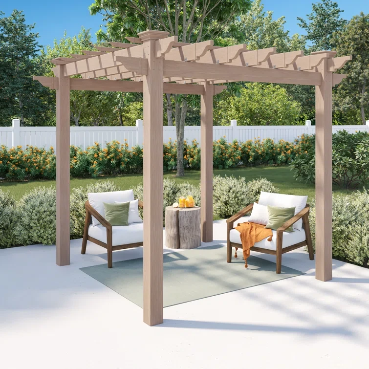 10 ft. W x 10 ft. D Coppell Vinyl Pergola