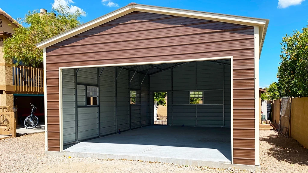 Metal Garage 20'x28' Storage Building