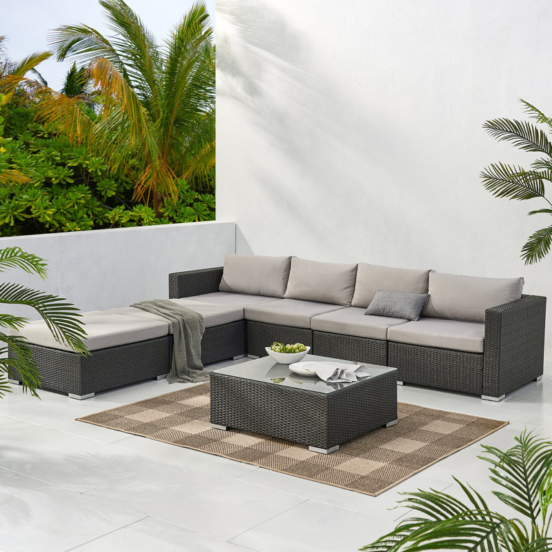 5 - Person Outdoor Seating Group with Cushions