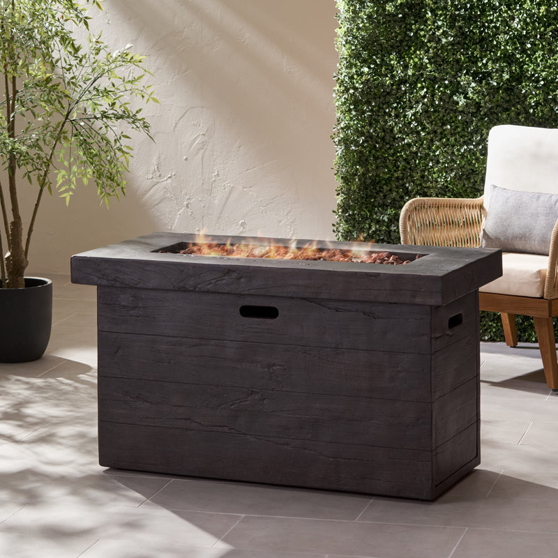 Jon Concrete Propane Fire Pit Table