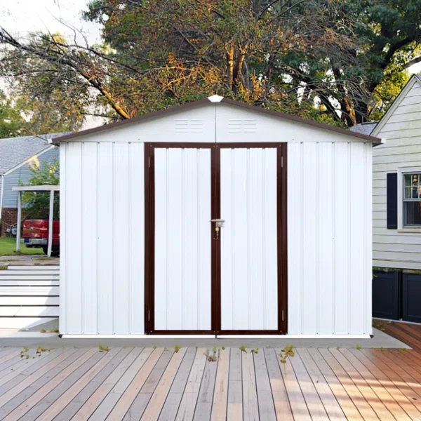 9 ft. W x 6 ft. D Metal Storage Shed