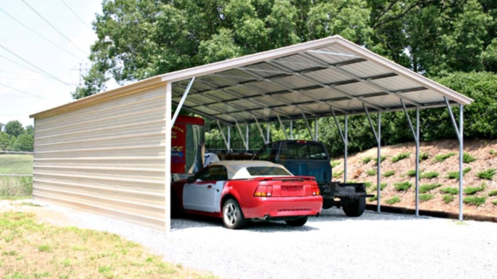 Metal Garage 24'x51' Carport