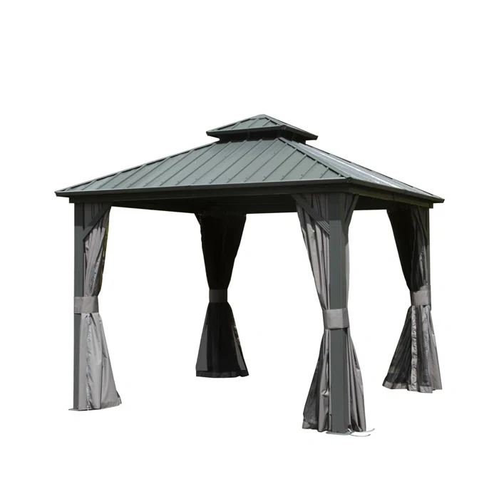 Double Roof Aluminum Gazebo