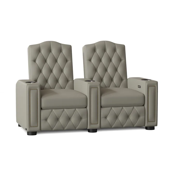 Regal HR Series Upholstered Power Reclining Home Theater Seating with Cup Holder