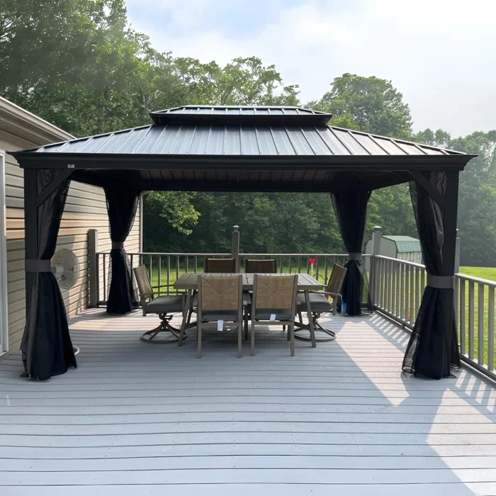 10' × 14' Metal Patio Gazebo