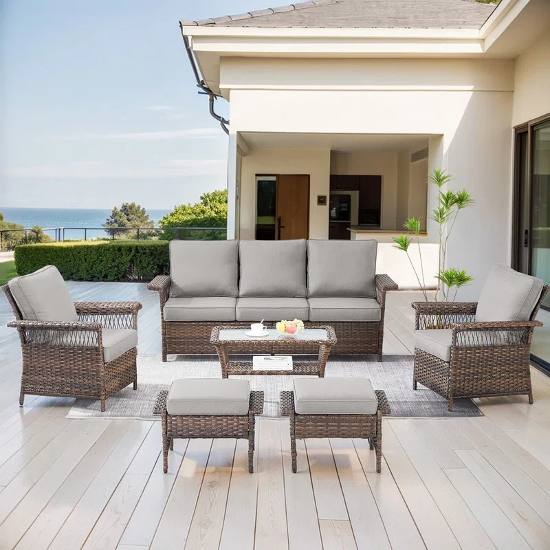 Hemi 5 - Person Outdoor Seating Group with Cushions