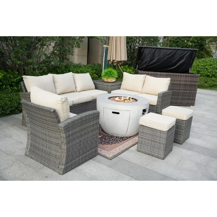 Outdoor Seating Group with Cushions