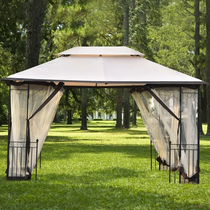 13 Ft. W X 9.7 Ft. D Aluminum Patio Gazebo