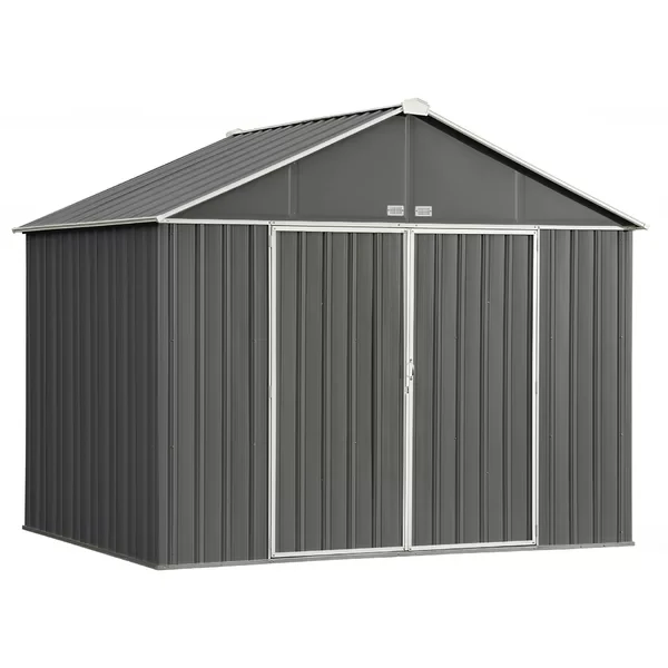 EZEE 10 ft. W x 8 ft. D Metal Storage Shed