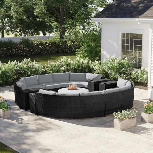 Anastase 10 - Person Outdoor Seating Group with Cushions