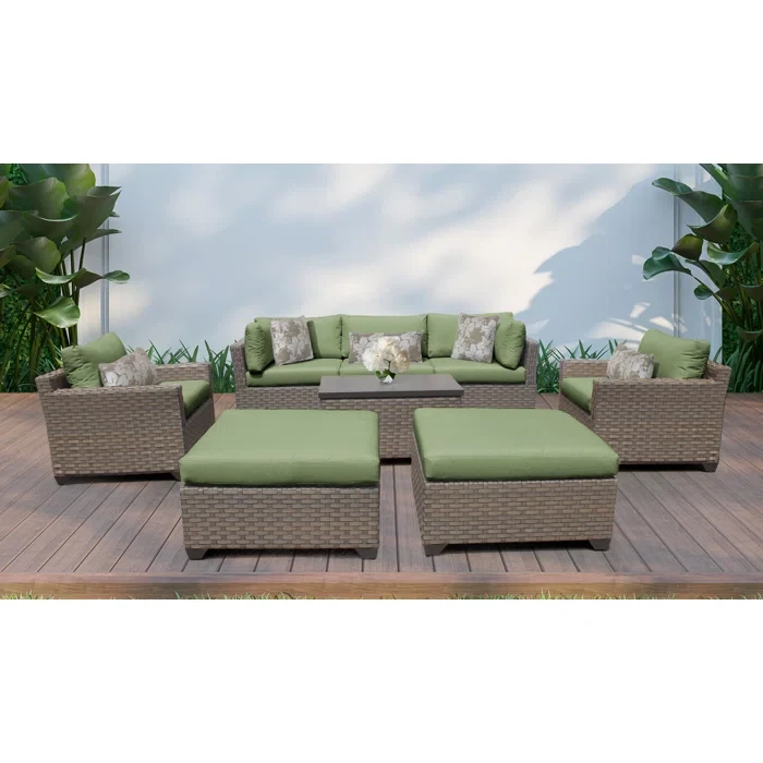 Anupras 8 Piece Seating Group with Cushions