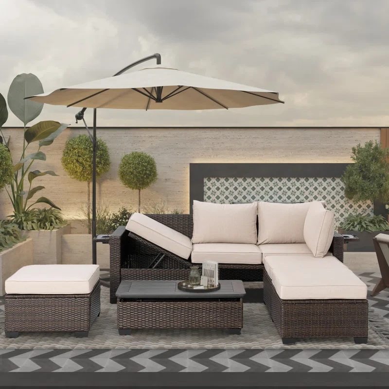 Chandon 6 - Person Outdoor Seating Group with Cushions