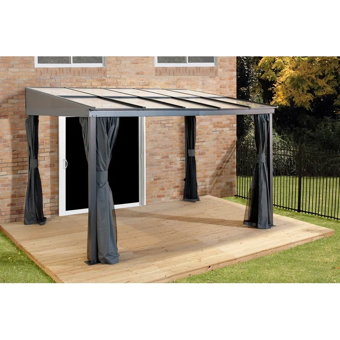 Pompano 10 Ft. W x 10 Ft. D Aluminum Patio Gazebo