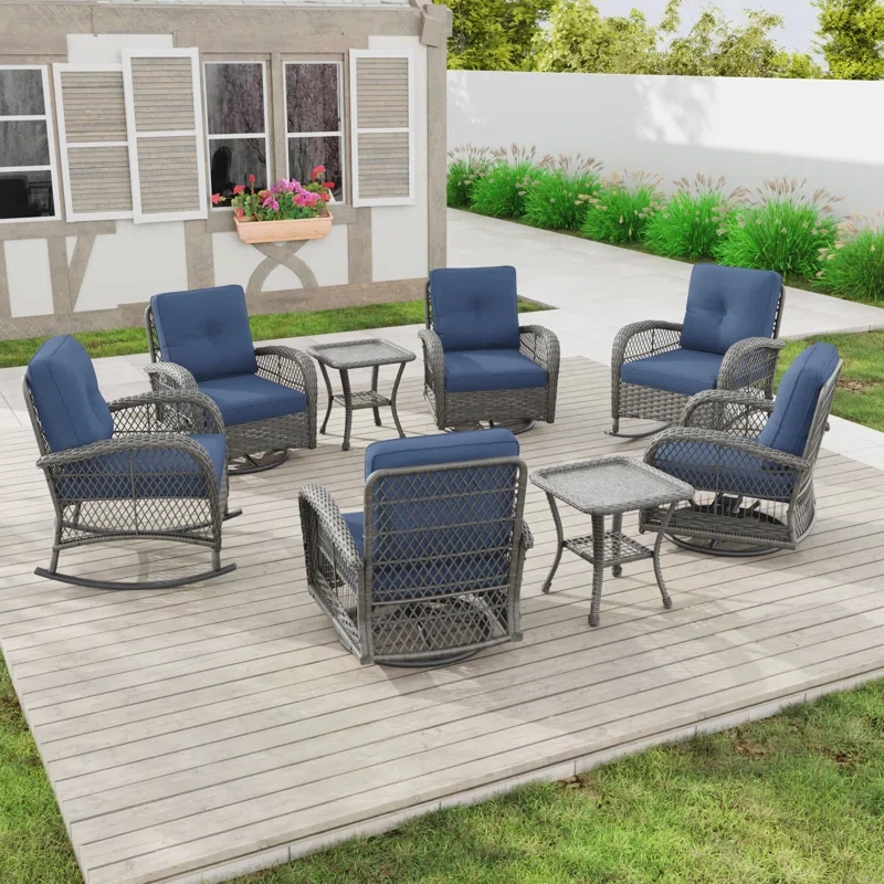 Margarethe 6 - Person Outdoor Seating Group with Cushions