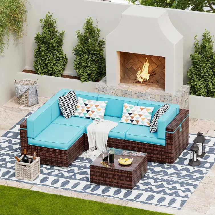 4 - Person Outdoor Seating Group with Cushions