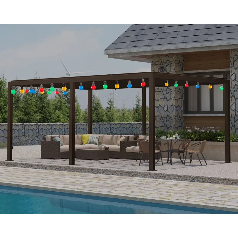 19 Ft. W x 12 Ft. D Aluminum Pergola See More by Purple Leaf