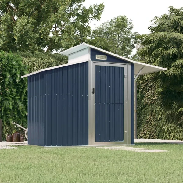 8.85 ft W x 4.26 ft D Galvanized Steel Tool Shed