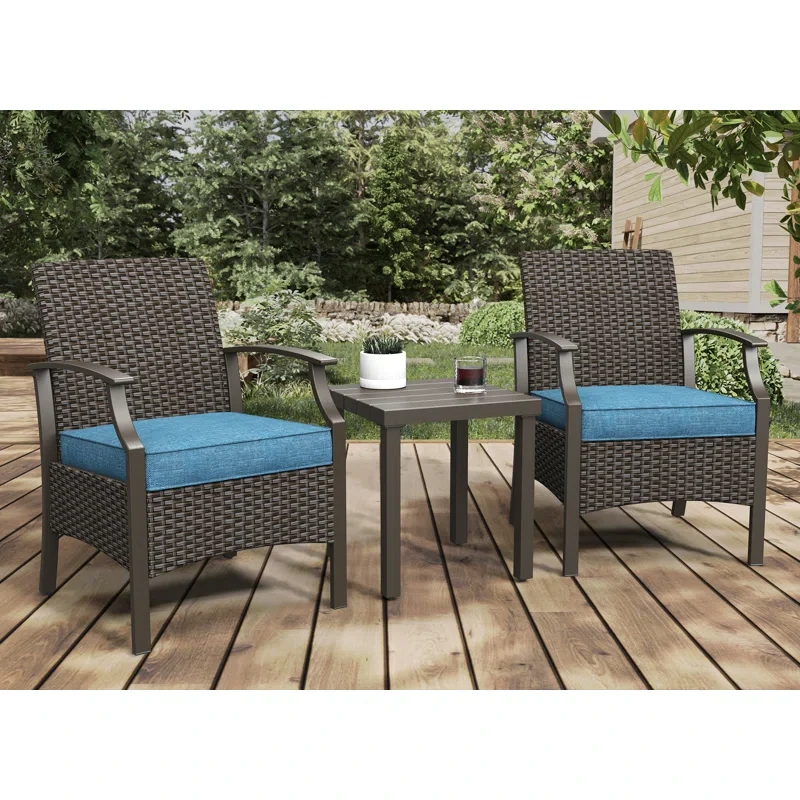 Rattan Wicker 2 - Person Seating Group