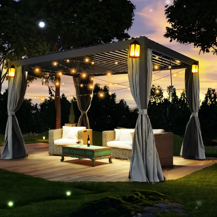 10 Ft. W x 13 Ft. D Aluminum Pergola