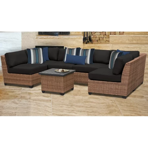 Ambroselli 4 - Person Outdoor Seating Group with Cushions