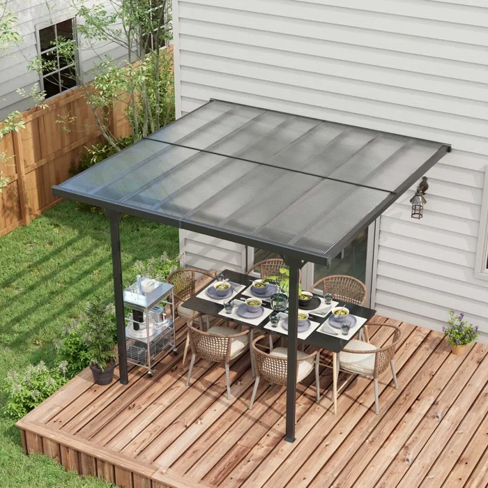 10 Ft. W x 10 Ft. D Aluminum Patio Gazebo