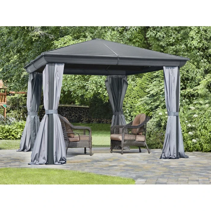 Venus 10 Ft. W x 10 Ft. D Aluminum Patio Gazebo