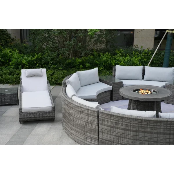 Areefa 14 - Person Outdoor Seating Group with Cushions