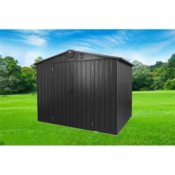 9 ft. W x 7 ft. D Metal Storage Shed