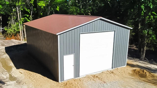 Metal Garage 24'x30' Storage Garage