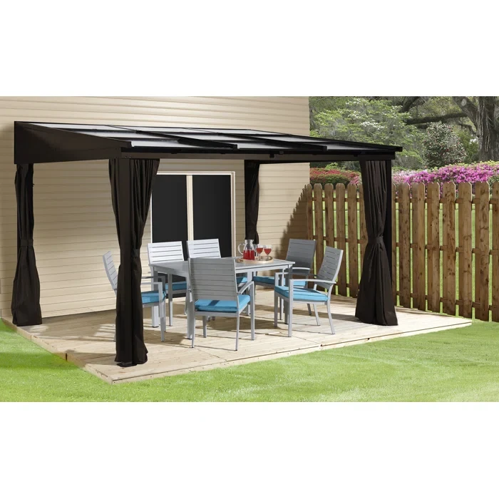 Sutton 12 Ft. W x 10 Ft. D Aluminum Patio Gazebo