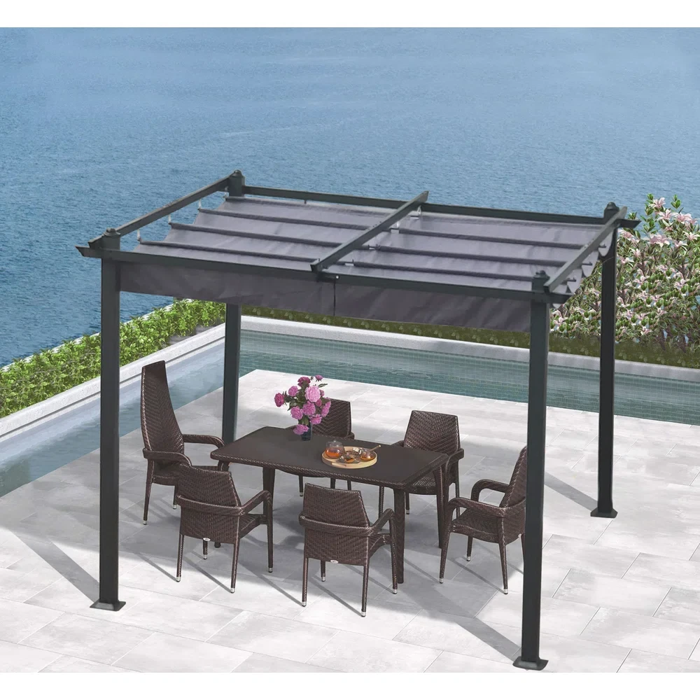 10 Ft. W x 10 Ft. D Aluminum Patio Gazebo