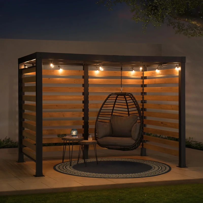 Summer Cove 10 ft. x 6 ft. Small Space Pergola