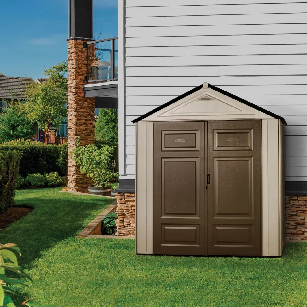 Rubbermaid Big Max Junior 3 ft. 5 in. x 7 ft. Storage Shed