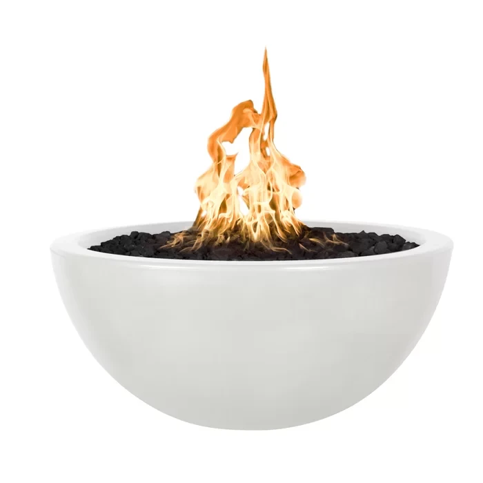 15" H x 30" W x 30" D Luna Concrete Fire Pit