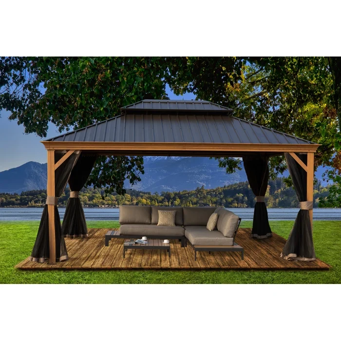 16 Ft. W x 12 Ft. D Patio Gazebo