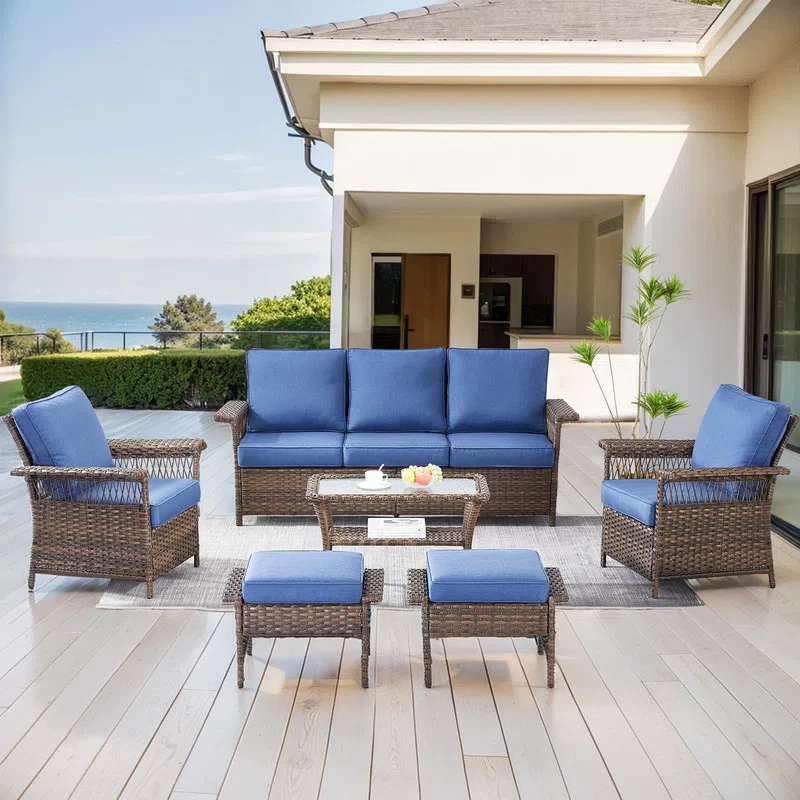 Hemi 5 - Person Outdoor Seating Group with Cushions