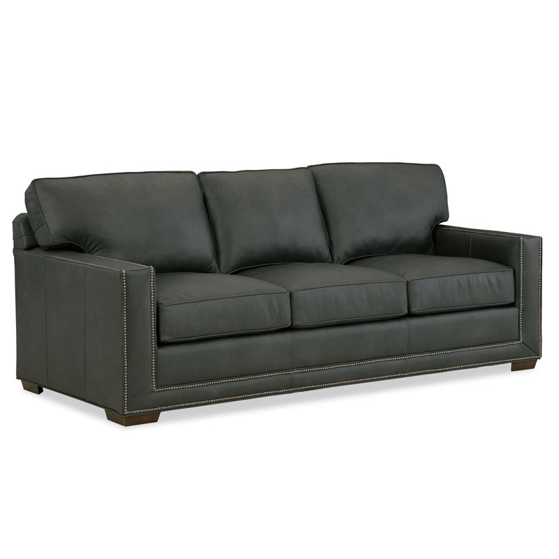 Mikyng 90'' Leather Sofa