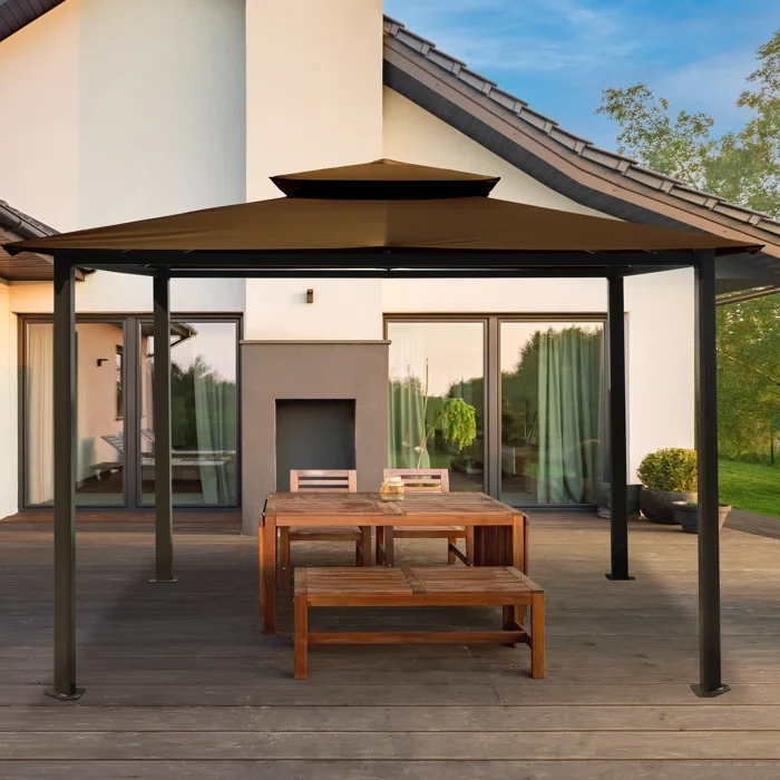 Barcelona 10 Ft. W x 12 Ft. D Aluminum Patio Gazebo