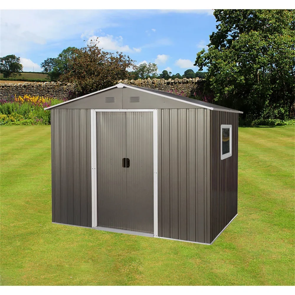 7ft. W x 5ft. D Metal Storage Shed