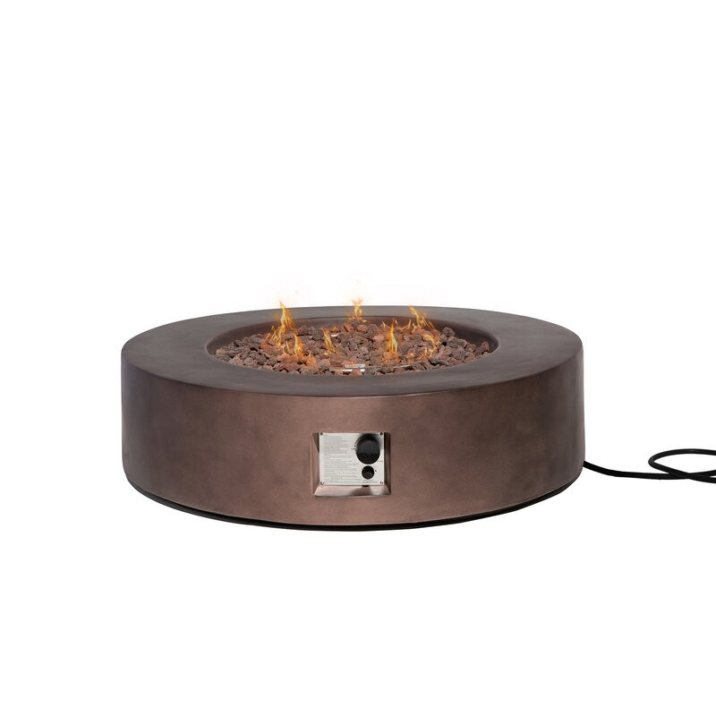 Ineka Concrete Propane Fire Pit