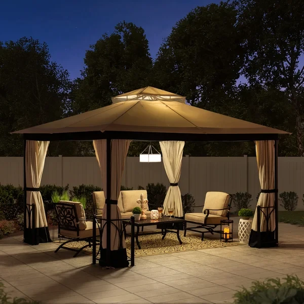 11 ft. x 13 ft Metal Patio Gazebo