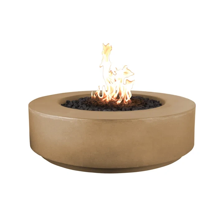 Florence Concrete Natural Gas Fire Pit