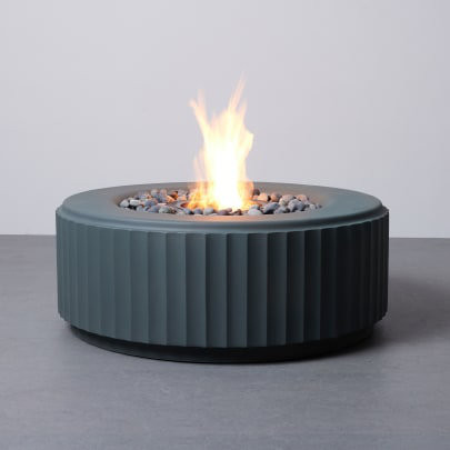 Dhane Bioethanol Fire Pit 15" H x 39" W x 39" D