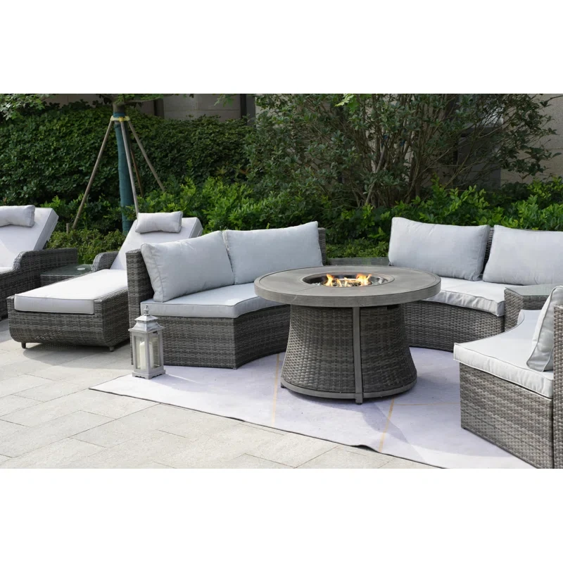 Areefa 8 - Person Outdoor Seating Group with Cushions