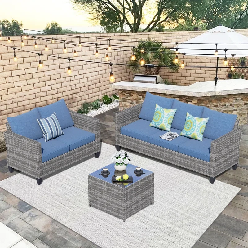 Vandell 5 - Person Outdoor Seating Group with Cushions