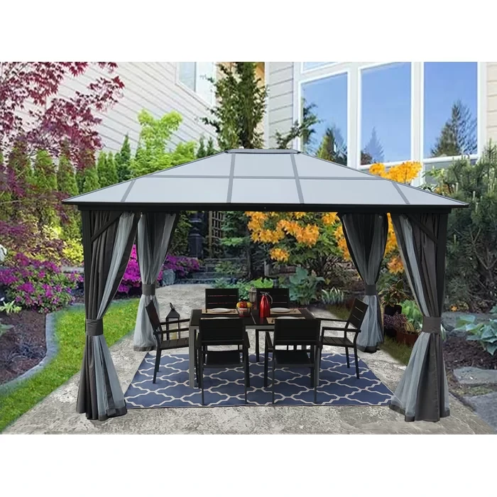 Kozyard 10 Ft. W x 12 Ft. D Aluminum Patio Gazebo