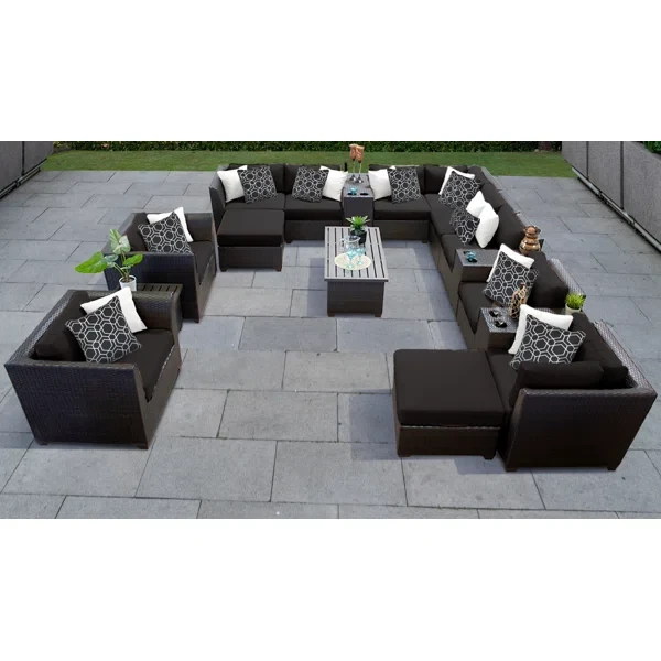 Anastase 11 - Person Outdoor Seating Group with Cushions